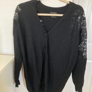 Massimo Dutti Laced cuffs sweater